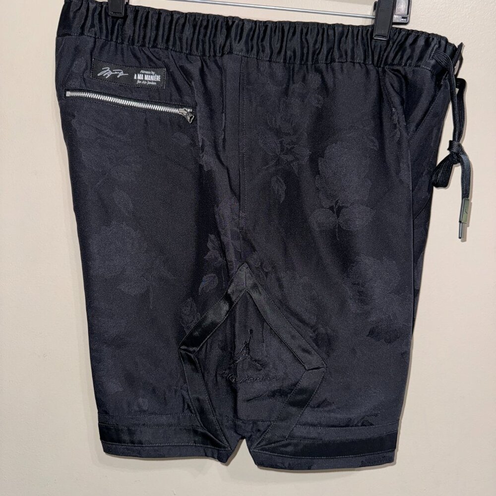 Jordan x A Ma Maniere “Black Jacquard Shorts” Men Size L DJ9754-010 Brand New - Picture 7 of 8